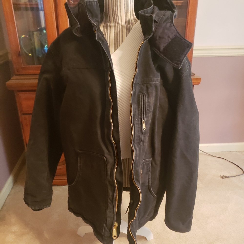 Carhartt C61 DKB Black Coat Jacket Parka